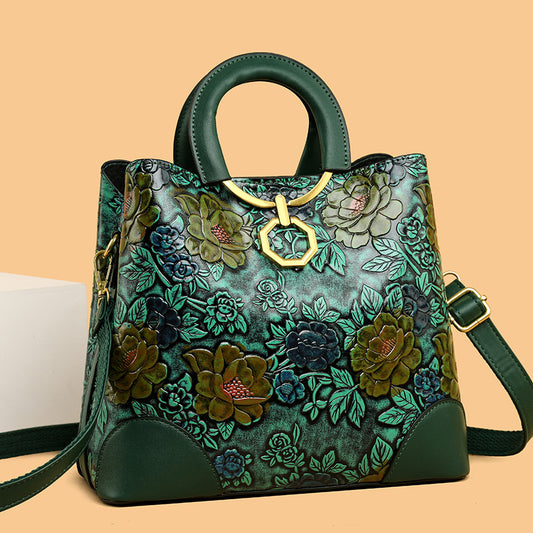 Pretty Glamorous Women's Embossed Road Fashion Handbags