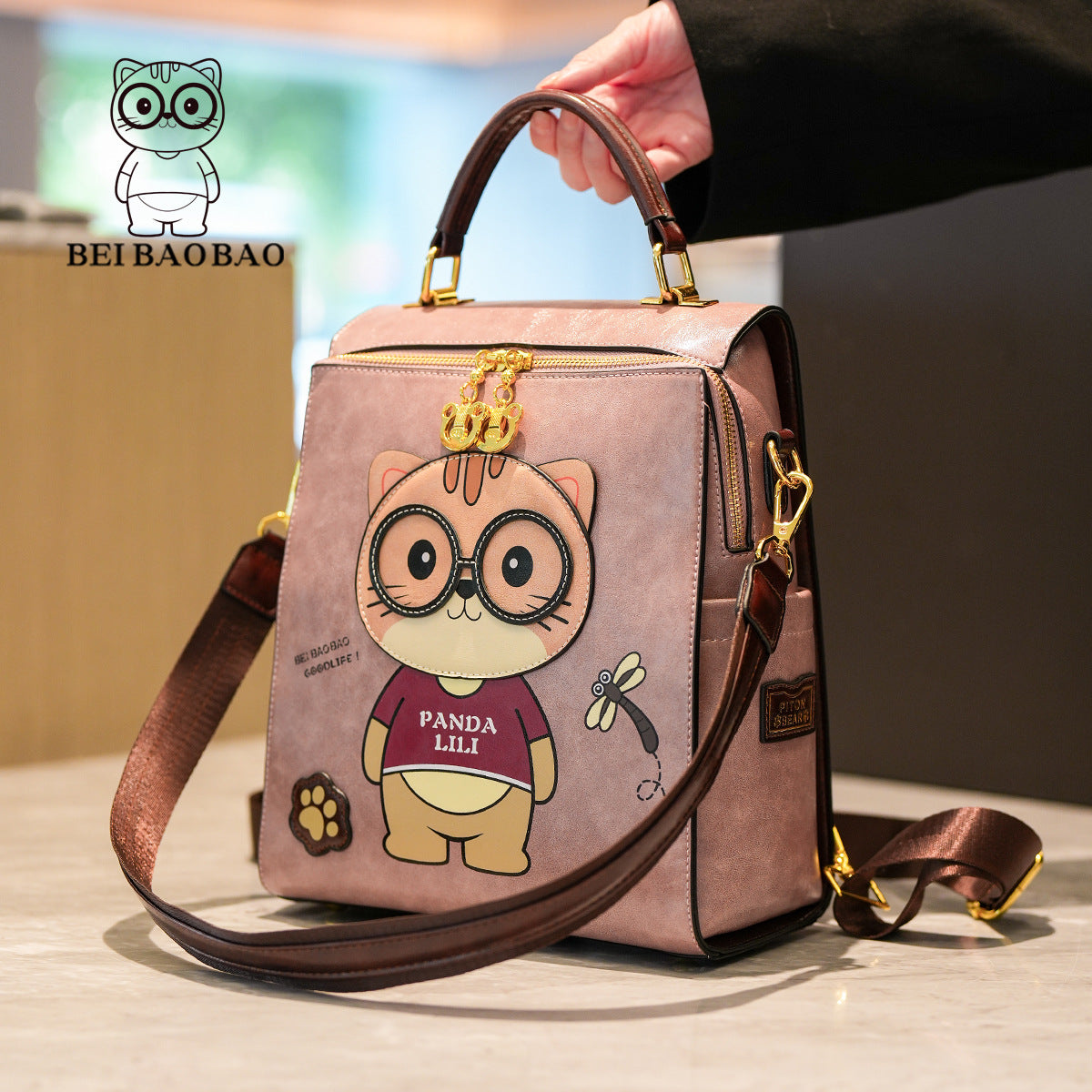 Women's Source Cartoon Cute Large Capacity Backpacks