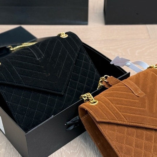 Women's Portable Underarm Twill Envelope Cloud Bags