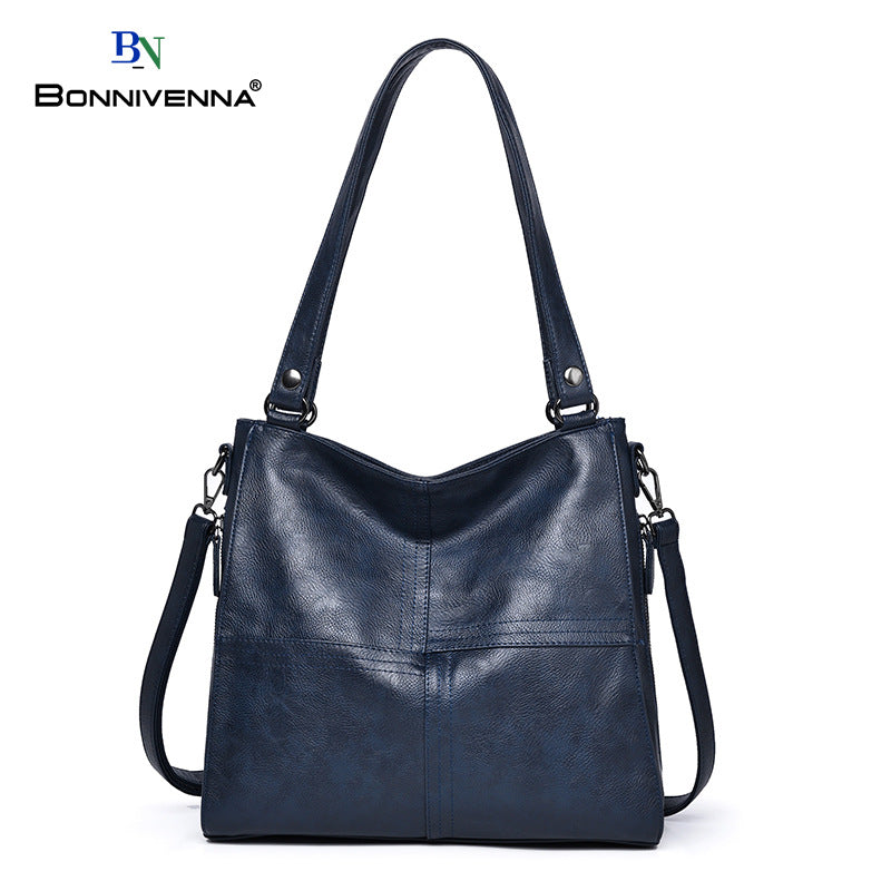 Solid Color Fashion Large Capacity Ribbon Crossbody Bags