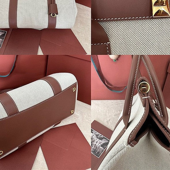 Genuine Leather Large Capacity Commuter Portable Bags