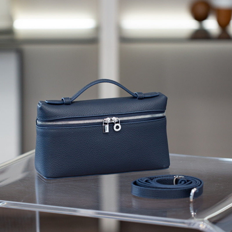 Women's Leather Pattern Lunch Box Mini Handbags