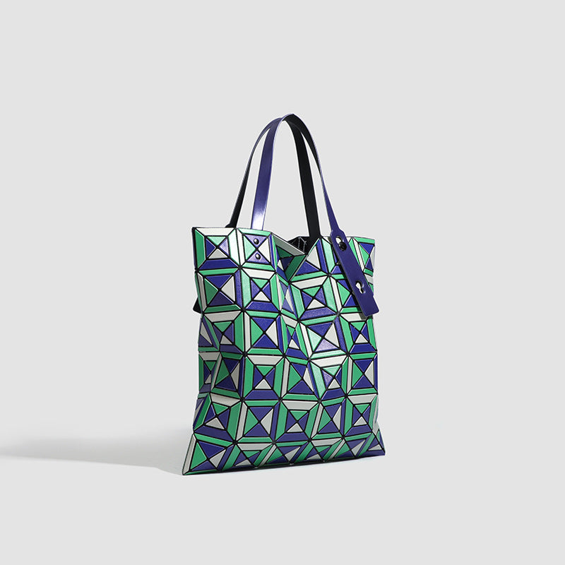 Women's Rectangular Rhombus Color Matching Limited Bags