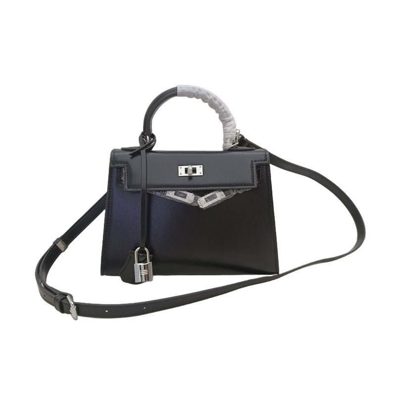 Women's Leather Second Generation Kelly Sier Glossy Handbags
