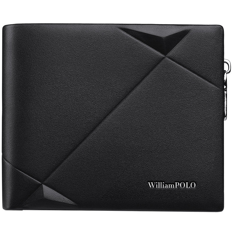 Men's Paul Short Genuine Leather Simple Business Men's Wallets