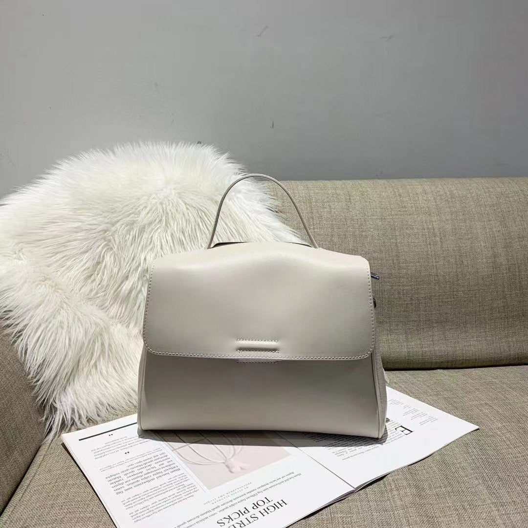 Women's Soft Cowhide Portable Underarm High-grade Leather Handbags