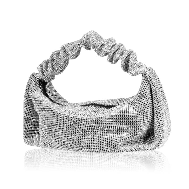 Women's King Rhinestone Portable Underarm Full Diamond Handbags