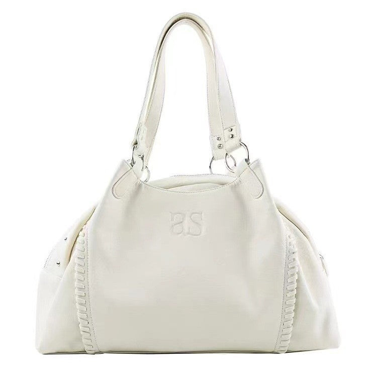 Unique Elegant Hobo Leather Motorcycle Underarm Backpacks