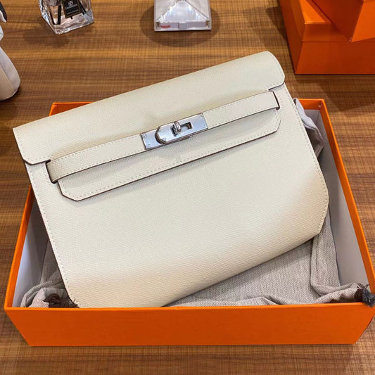 Pretty Classic Kelly Unisex Genuine Leather Crossbody Bags