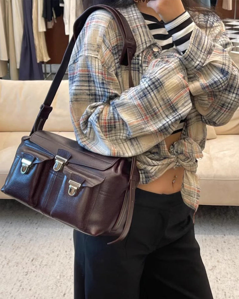 Women's Dual Version Development Design Leather First Layer Bags