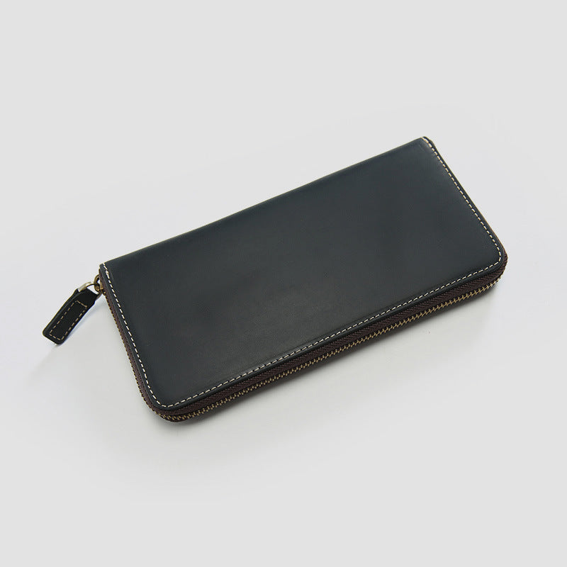 Men's Retro Crazy Horse First Layer Cowhide Men's Wallets