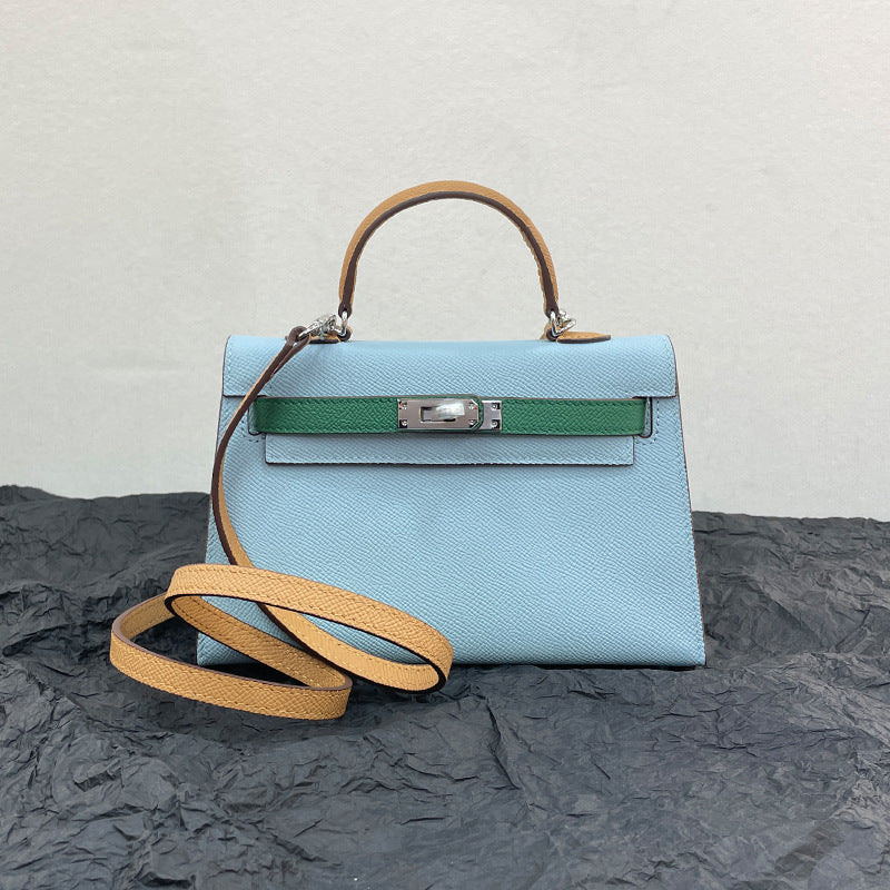 Women's Trendy Kelly Second Generation Genuine Leather Crossbody Bags