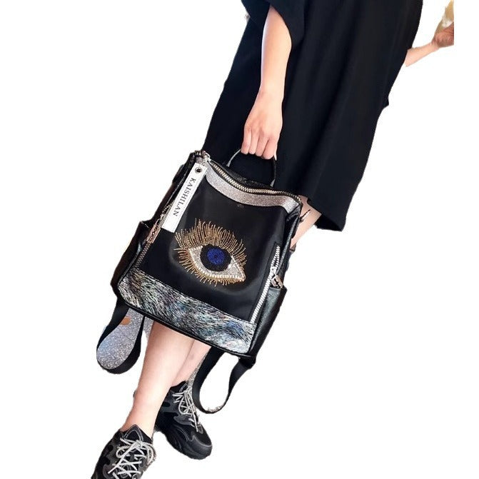 Women's Rhinestone Fashion Trendy High-grade Western Style Backpacks