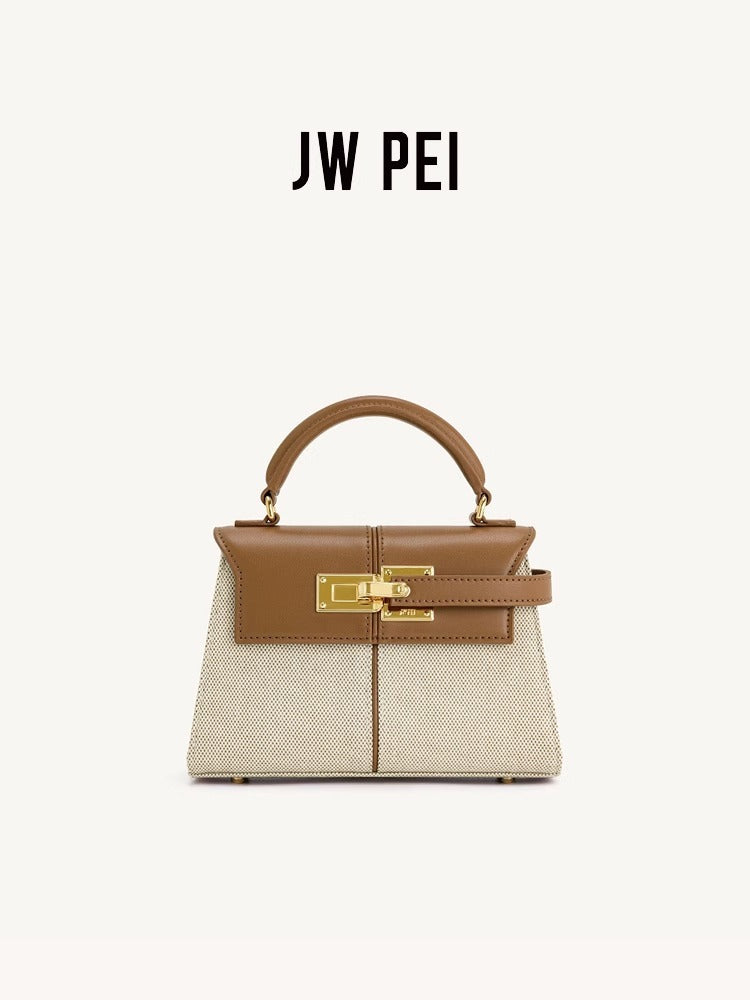 Women's Trapezoid Genuine Leather Designer Model Hand Tote Bags