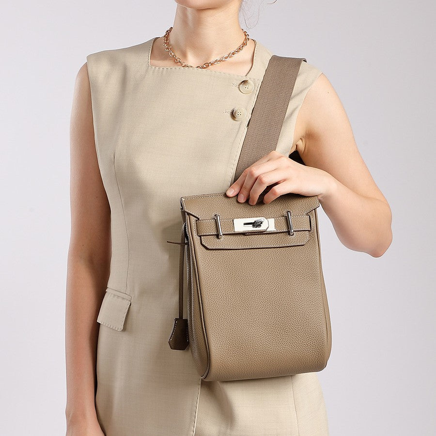 High Quality Kelly Unisex First Layer Leather Crossbody Bags