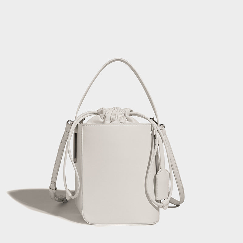 Women's Discount Clear Advanced Texture Simple Drawstring Handbags