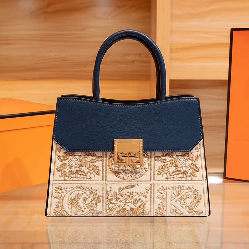 Women's Chinese Mom High-grade Style Light Luxury Wedding Handbags