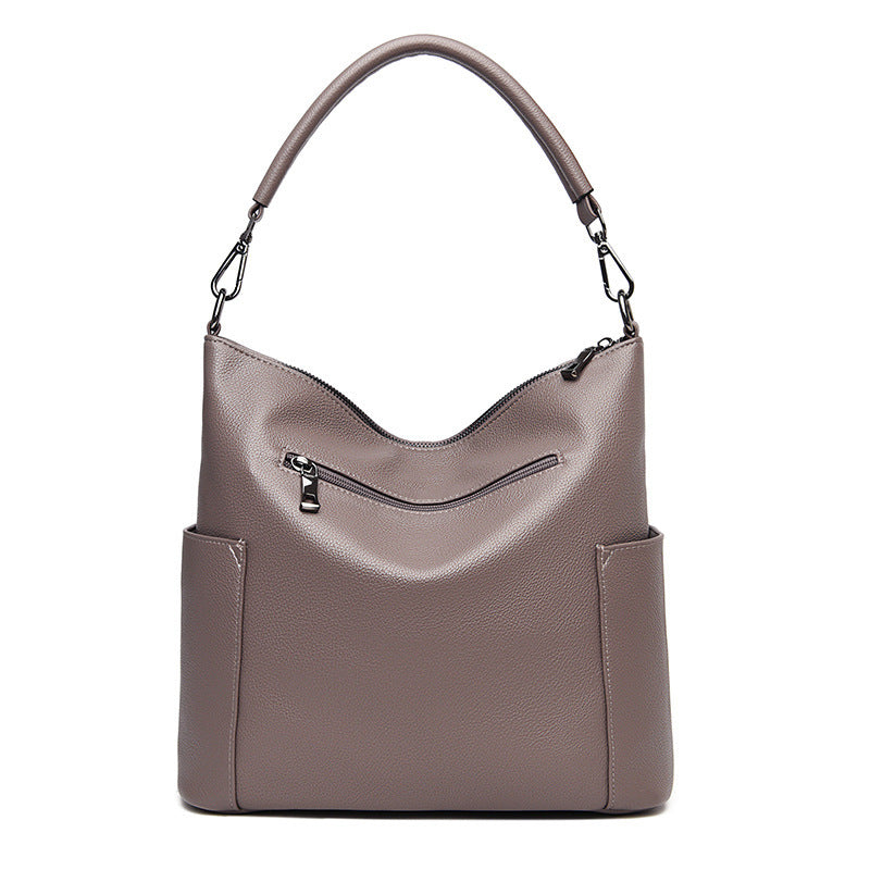 Women's Fashion Large Capacity Soft Leather Portable Shoulder Bags