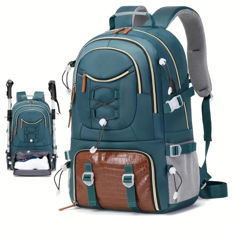 Classy Large Capacity Carpetbag Hiking Oxford Backpacks