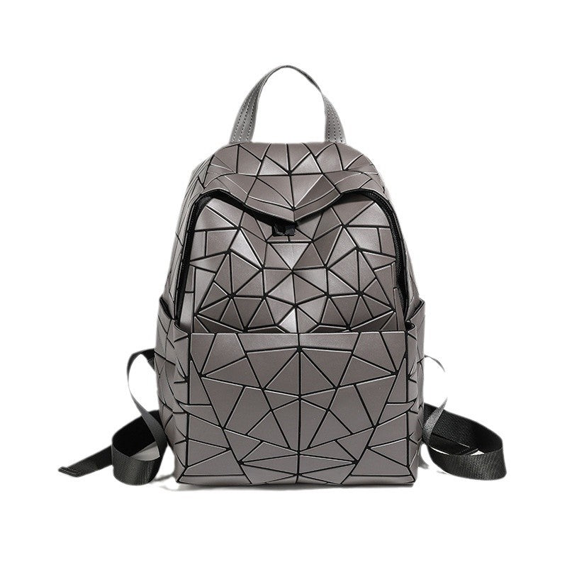 Geometric Diamond Fashion Large Capacity Computer Backpacks
