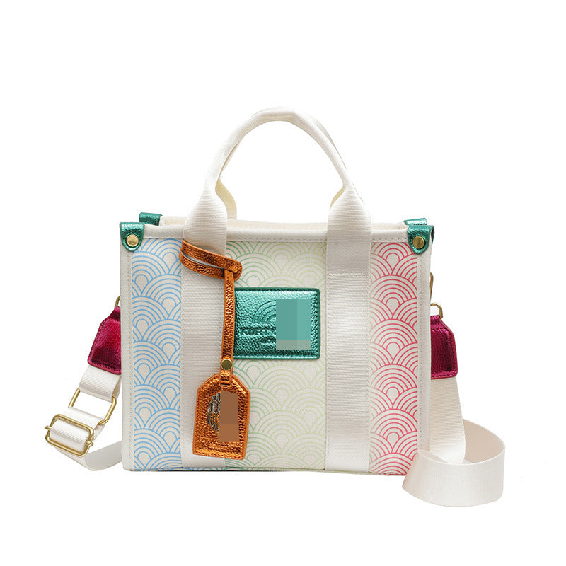 Women's Color-matching High-grade Large Capacity Commuter Bags