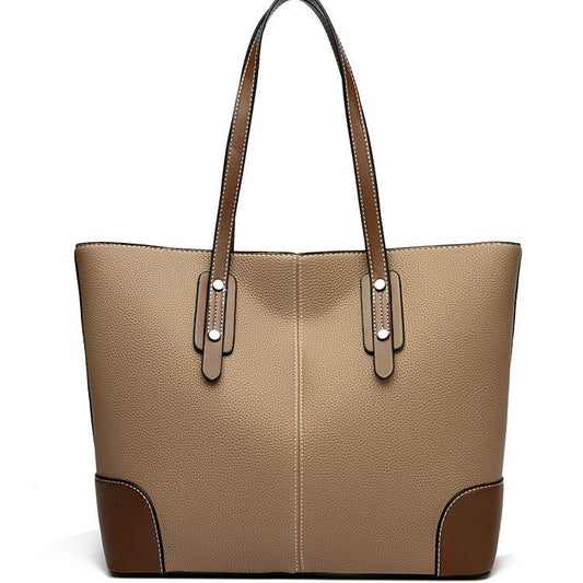 Women's Genuine Leather Large Capacity Totes Soft Shoulder Bags