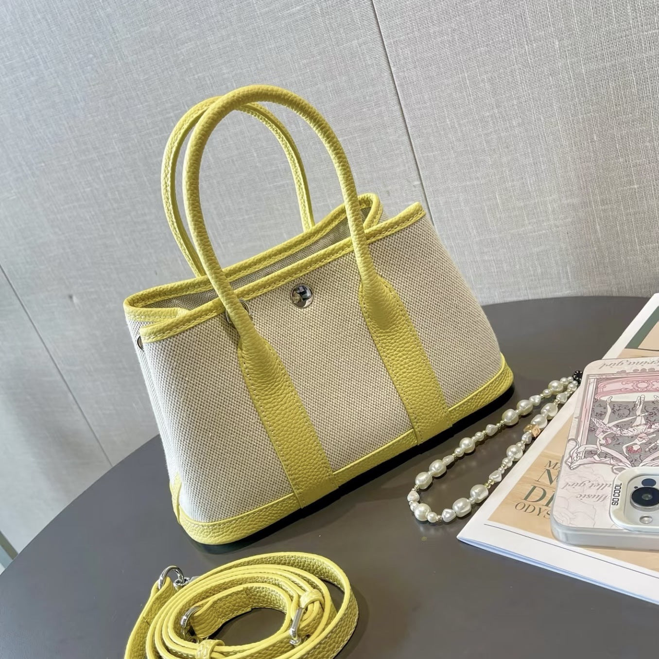 Women's Fashion Hand Holding Spring Versatile Canvas Shoulder Bags