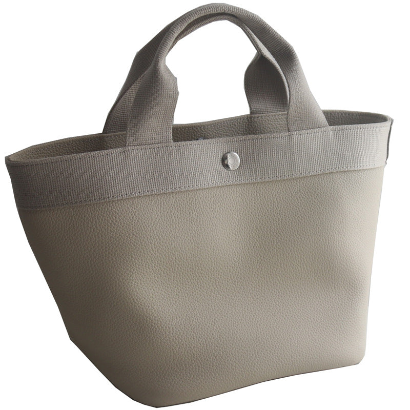 Women's Soft Glutinous First Layer Cowhide Portable Handbags