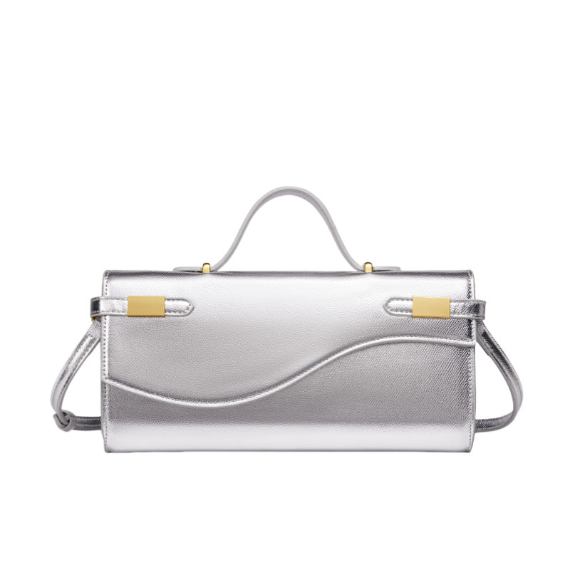 Women's Leather Retro Textured Clutch Fashion Mini Handbags