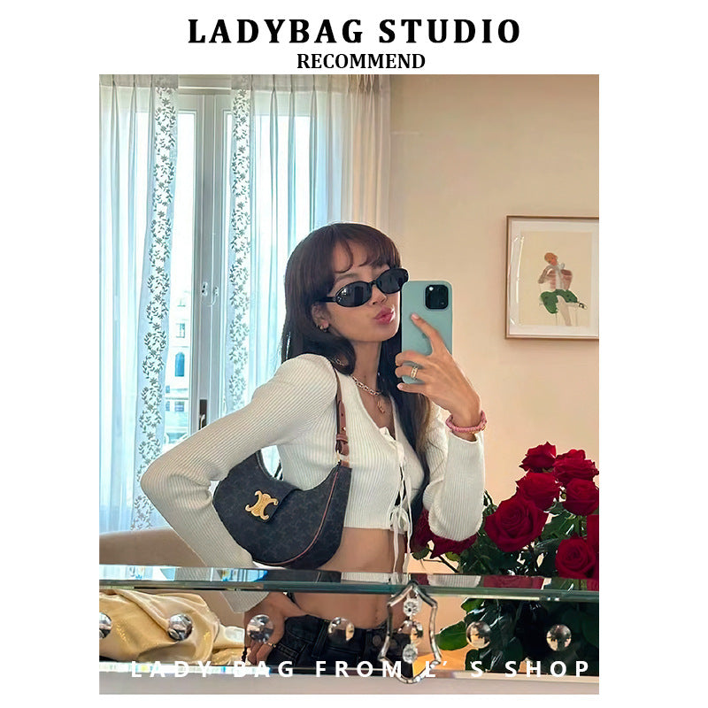 Arc Underarm High-grade Monogram Female Selenodont Handbags