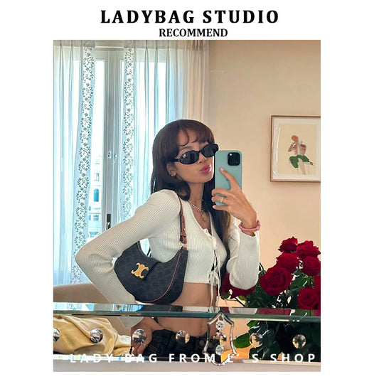 Arc Underarm High-grade Monogram Female Selenodont Handbags