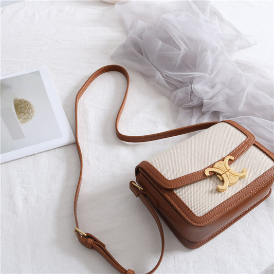 Women's Arc Genuine Leather Korean Mini Crocodile Crossbody Bags