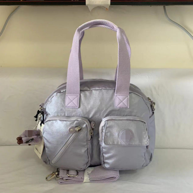 Women's Home Nylon Monkey Simple Double Pocket Handbags