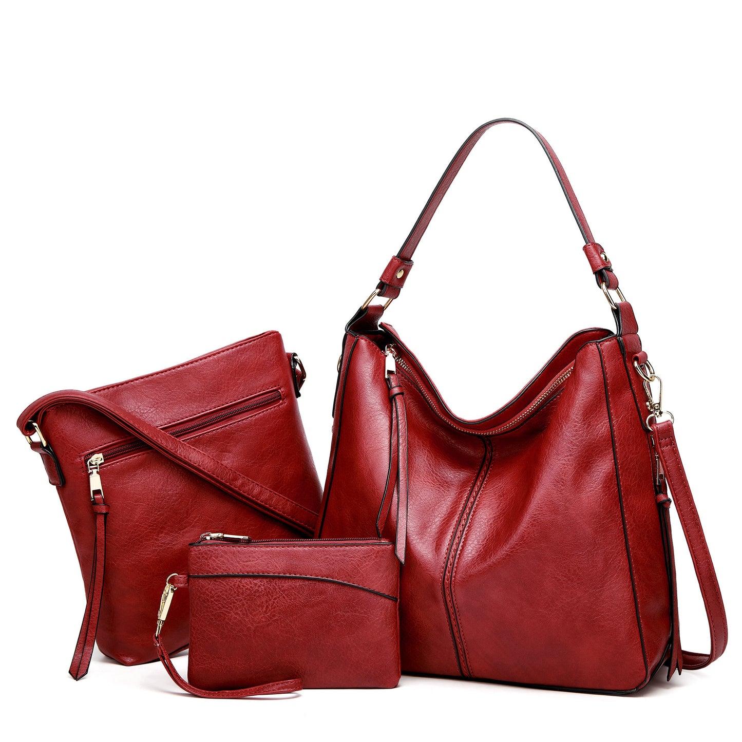 Women's Fashion Soft Leather Large Capacity Mother Shoulder Bags