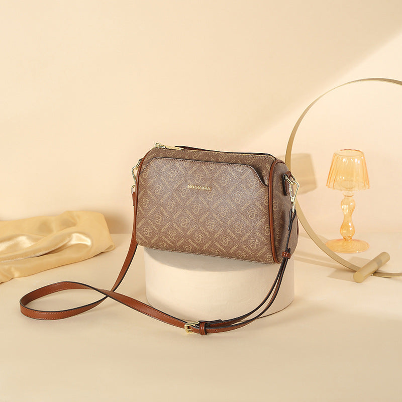 Women's Retro Fashion Easy Matching Pillow Large Crossbody Bags