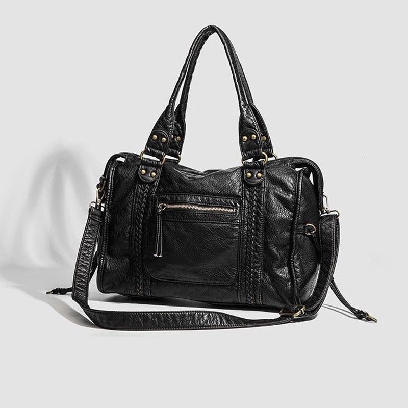 Attractive Casual Women's French Retro Motorcycle Shoulder Bags