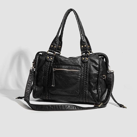 Attractive Casual Women's French Retro Motorcycle Shoulder Bags