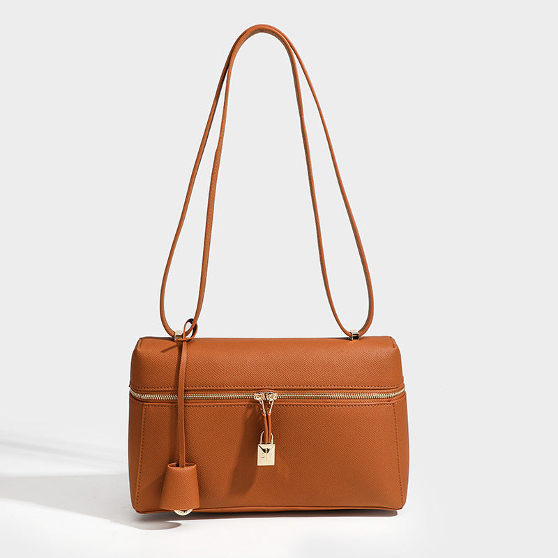 Summer Underarm Genuine Leather Lunch Box Original Shoulder Bags