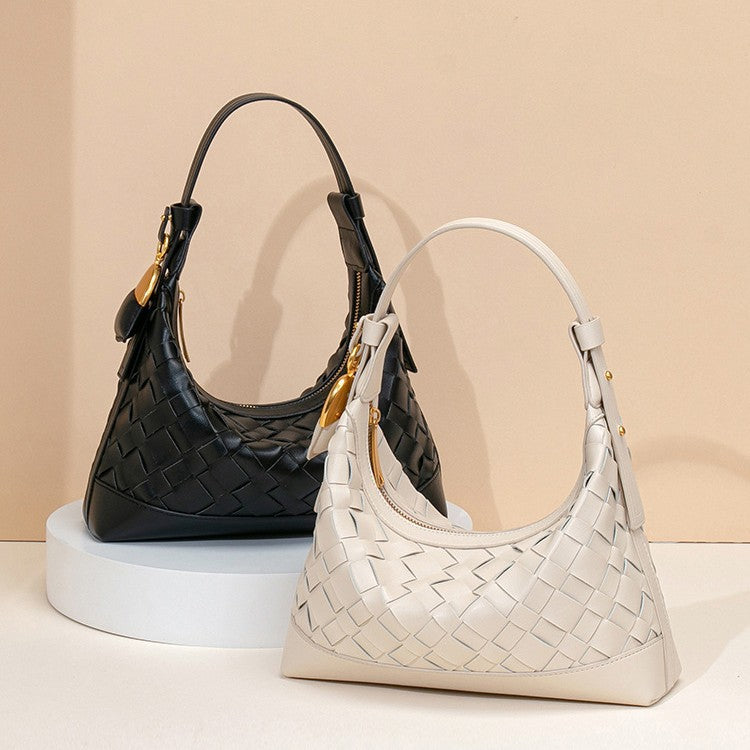 Women's High-grade Light Luxury Woven One Handbags