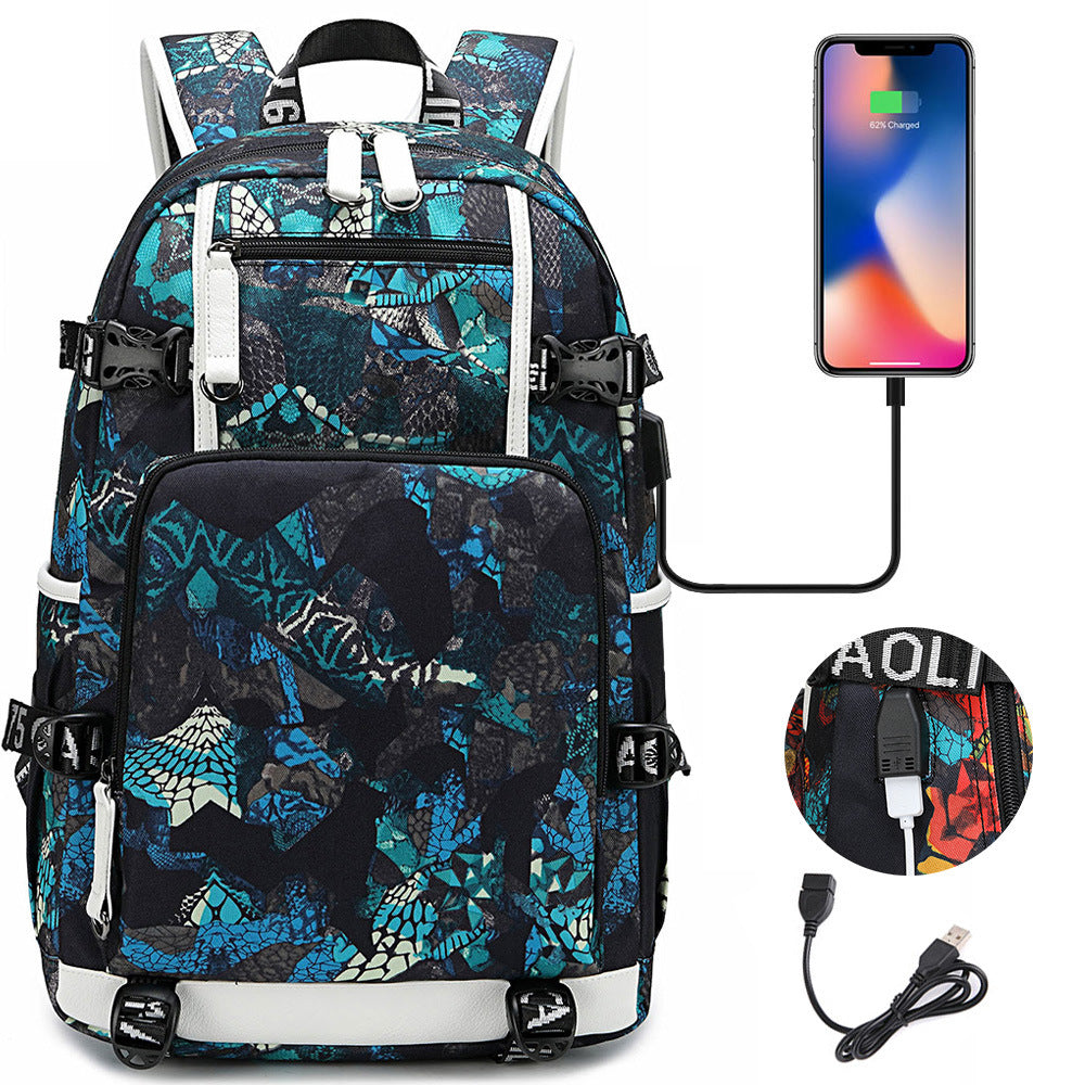 Women's & Men's & Printed Youth Large Capacity Backpacks