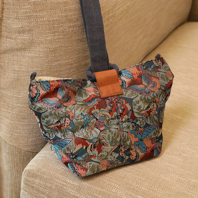 Women's Linen Summer Designer Canvas Korean Style Handbags