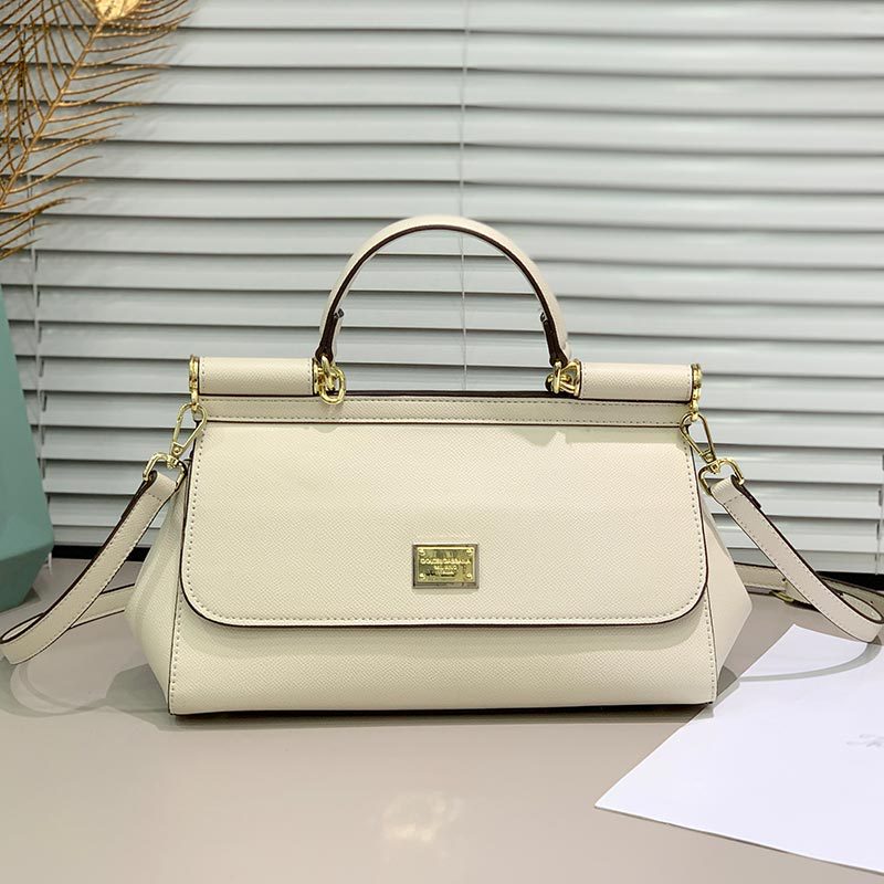 Large Baguette Sicilian Cowhide Flap Cow Handbags