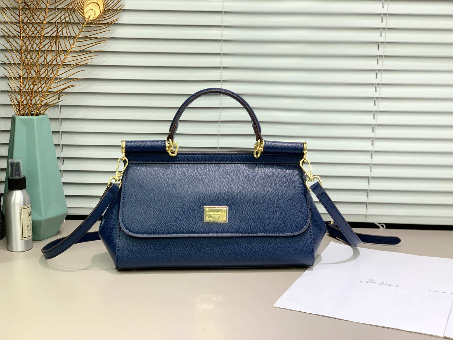 Large Baguette Sicilian Cowhide Flap Cow Handbags