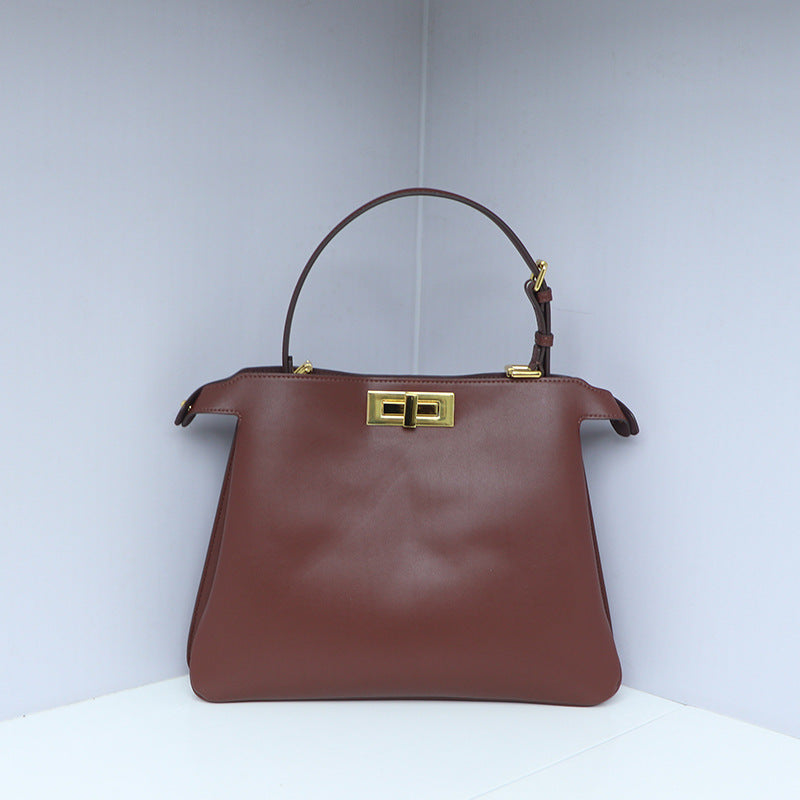 Luxury High-grade Metal Catch With Cat Shoulder Bags