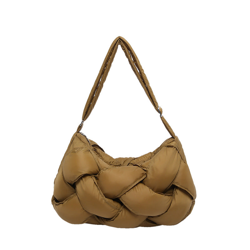 Women's Space Cotton Woven Fashion Jacket Down Bags