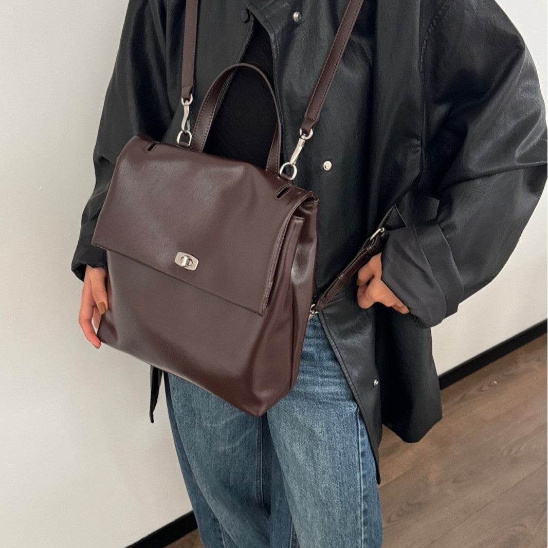 Graceful Women's Niche Large Capacity Simple Shoulder Bags