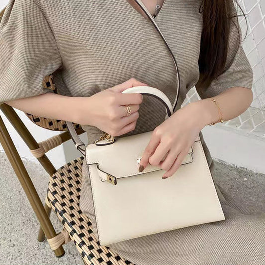 Women's Summer Versatile Genuine Leather Kelly Shake Shoulder Bags