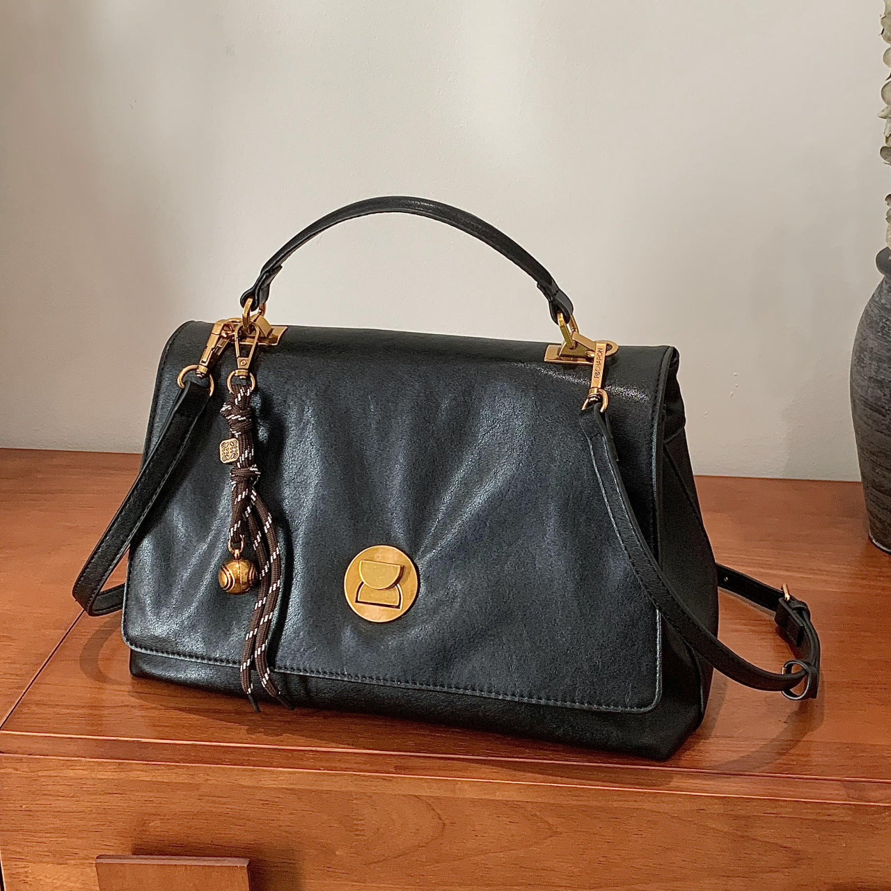 Handmade College Style Retro Art Large Shoulder Bags