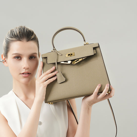 Women's Genuine Leather Design Sense Niche Crossbody Bags