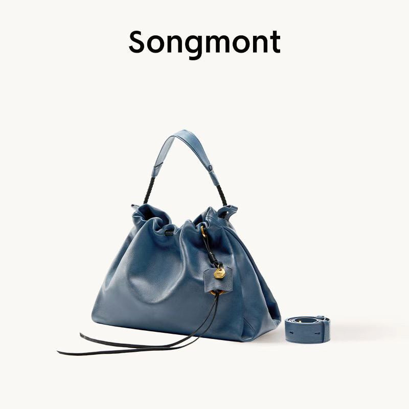 Women's Large Capacity Commuter Leather Garbage Hobo Bags